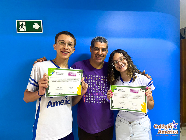 Colégio América conquista destaques dos alunos na 18º Edição da Olimpíada Brasileira de Matemática (OBM)